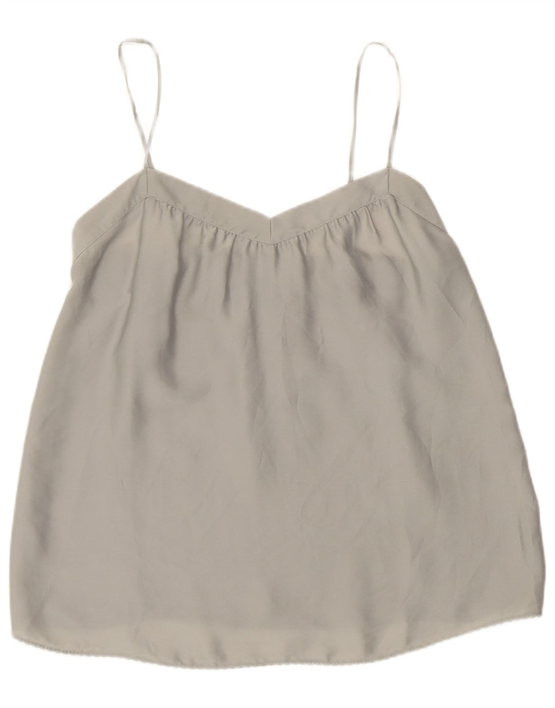 Benetton Womens Cami Top UK 8 Small Grey