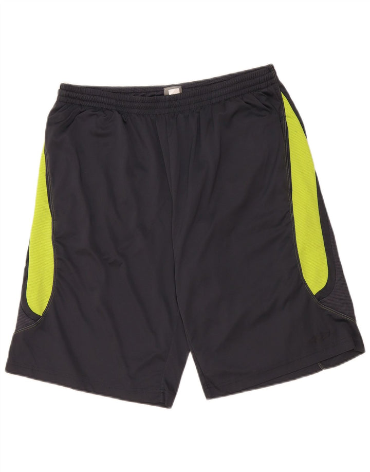 Ανδρικό αθλητικό σορτς Umbro γκρι χρώματος XL