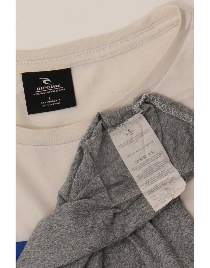 Ανδρικό μπλουζάκι Rip Curl Standard Fit Top μεγάλο πολύχρωμο μπλοκ χρώματος