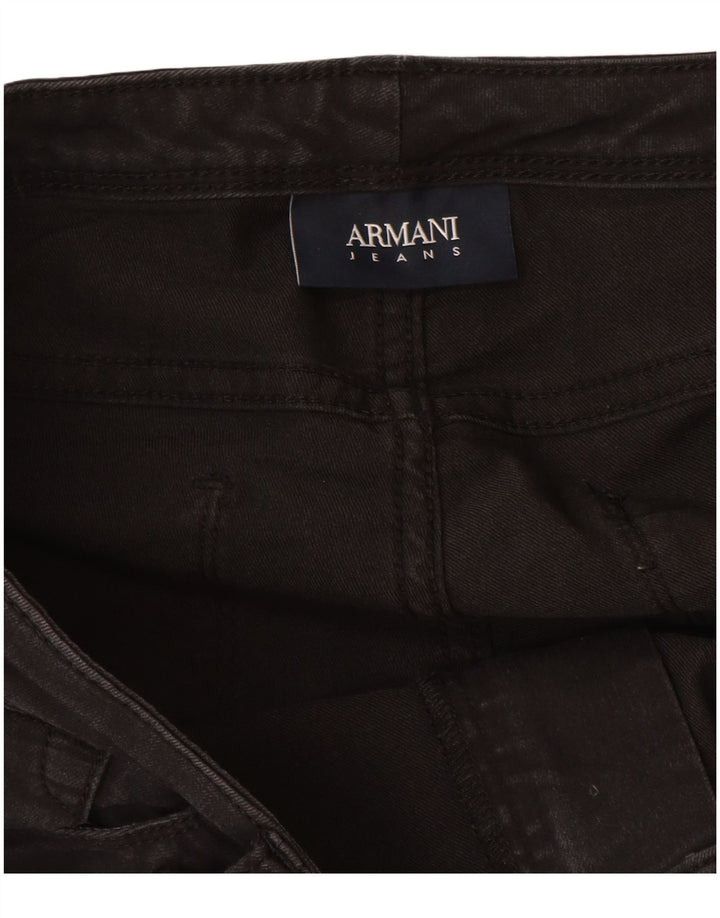 ARMANI Γυναικείο Slim Jeans W30 L27 Μαύρο βαμβακερό