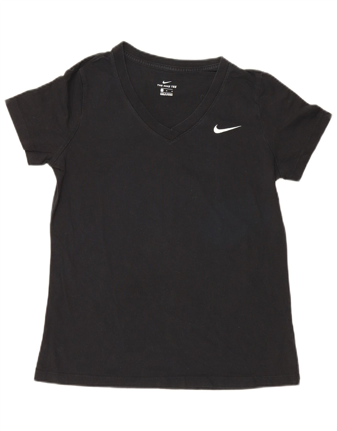 Γυναικείο T-Shirt Nike Top UK 12 Medium Black