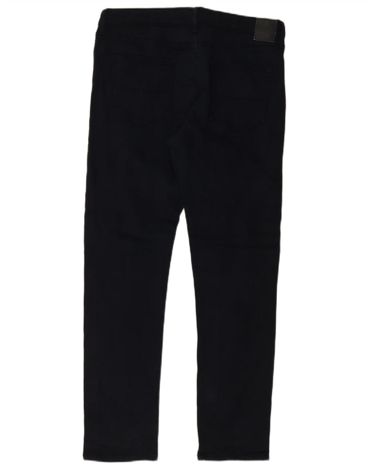 Marks & Spencer Ανδρικό Slim Jeans W36 L33 Navy Blue Cotton
