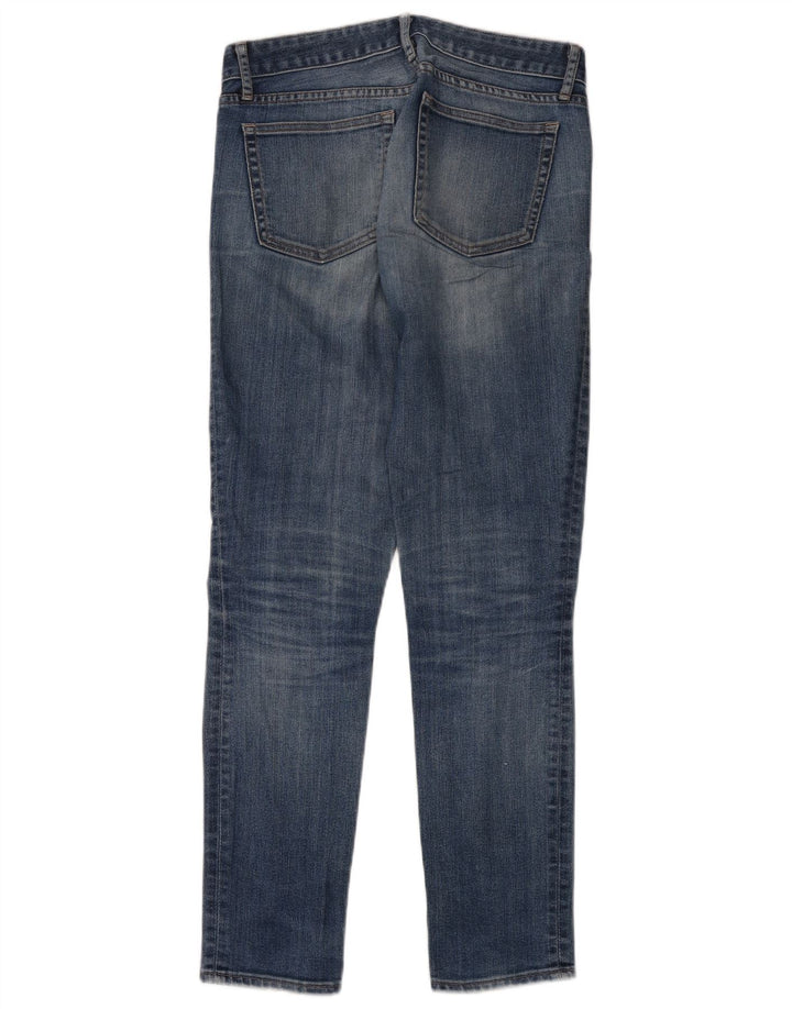 Gap Womens Distressed Regular Skinny Jeans W27 L32 Μπλε βαμβακερό