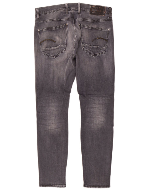 Ανδρικά G-Star Revend Skinny Jeans W32 L29 Γκρι βαμβακερό