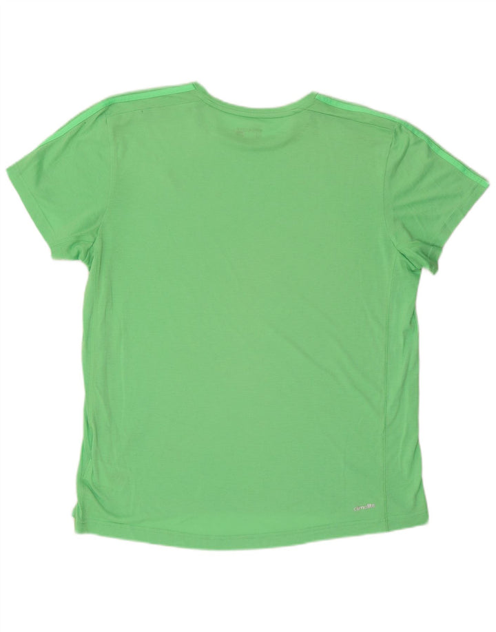 Ανδρικό T-Shirt Climalite Adidas Top XL Green Polyester