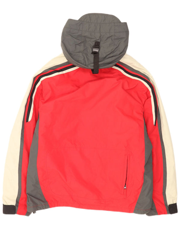 Diadora Ανδρικό μπουφάν σκι με κουκούλα UK 42 XL Κόκκινο πολυαμίδιο