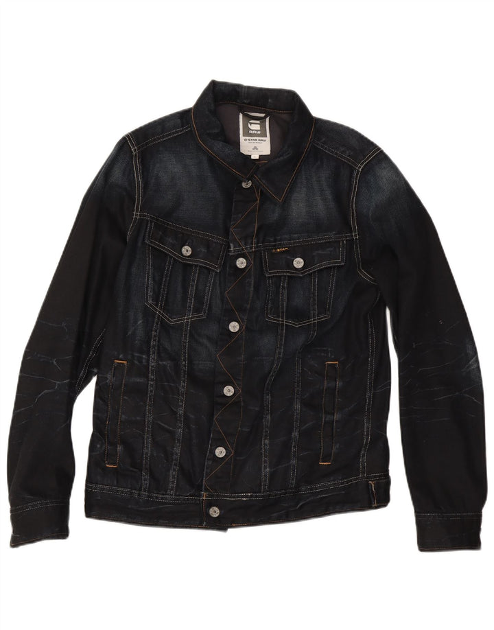 Ανδρικό τζιν μπουφάν G-Star UK 40 Large Navy Blue