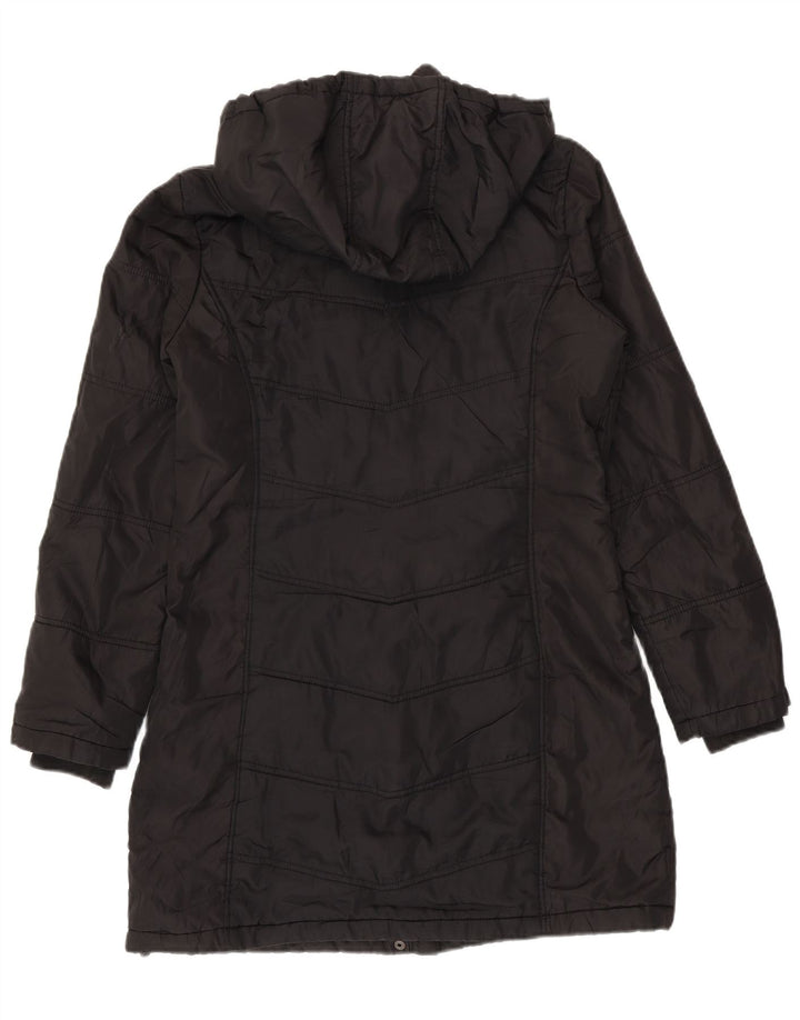 Kappa Γυναικείο παλτό με κουκούλα UK 14 Medium Black