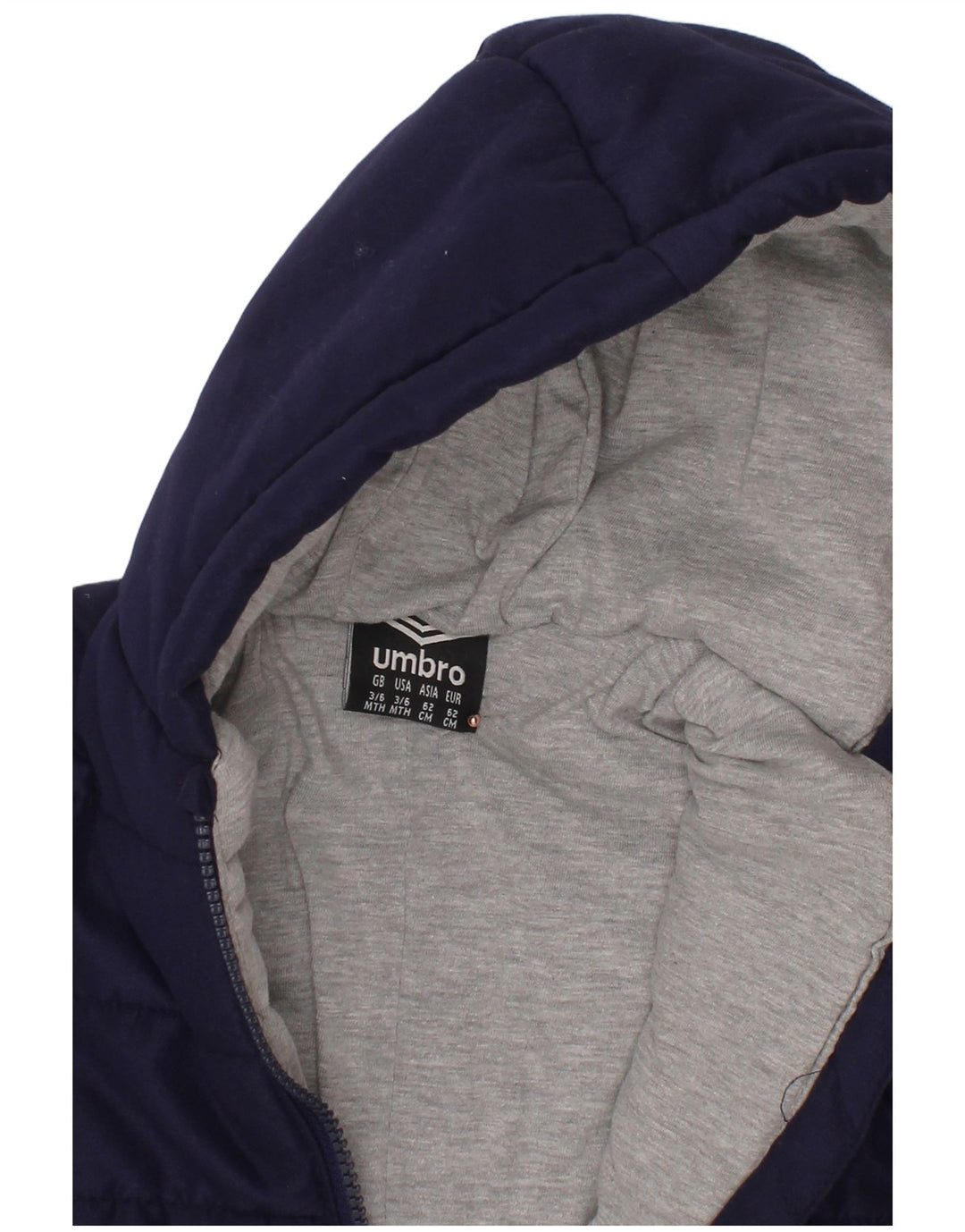 Ολόσωμη φόρμα UMBRO Baby Boys με κουκούλα 3-6 μηνών Ναυτικό πολυεστέρα