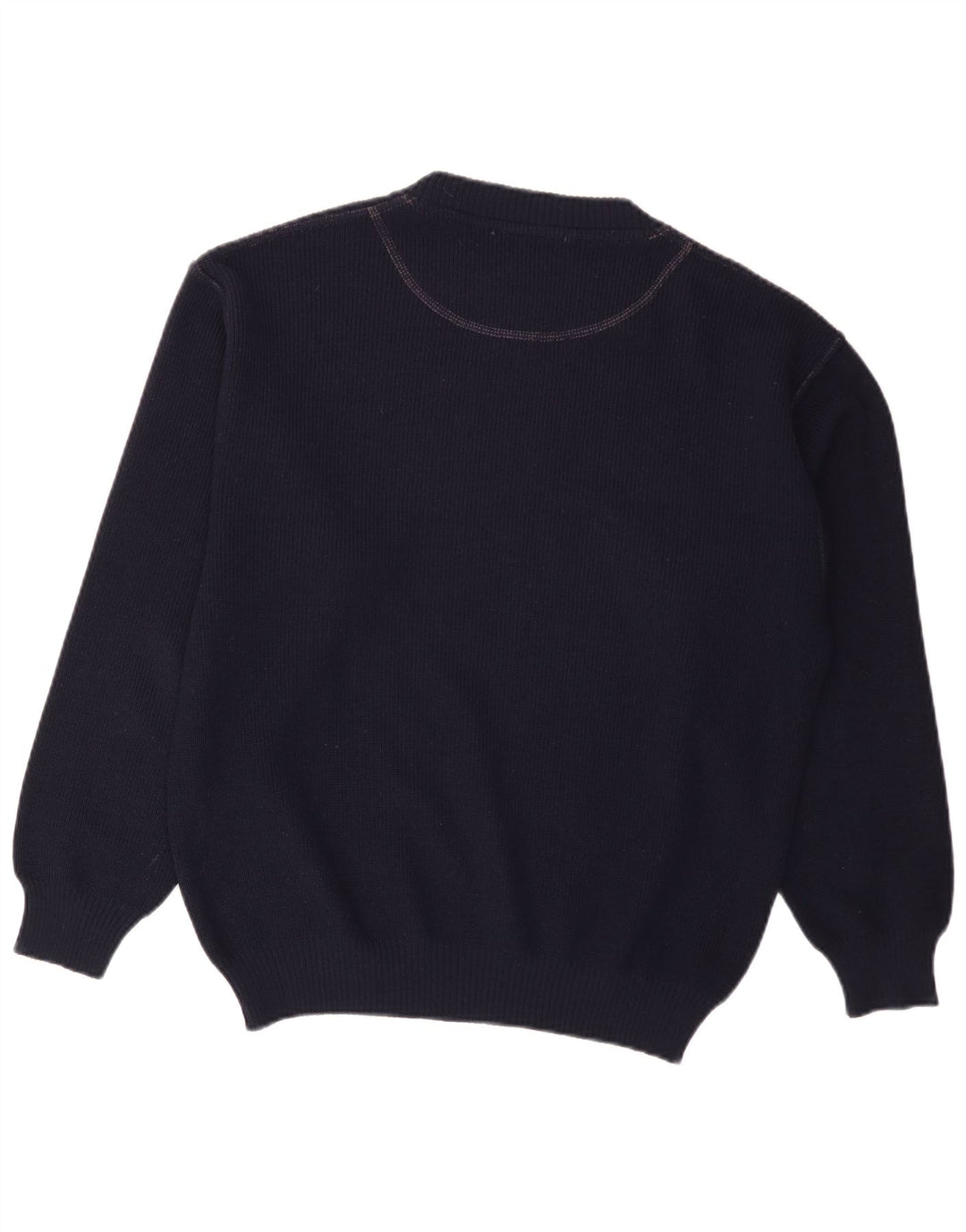 Explorer Ανδρικό πουλόβερ με λαιμόκοψη IT 50 Medium Navy Blue Wool