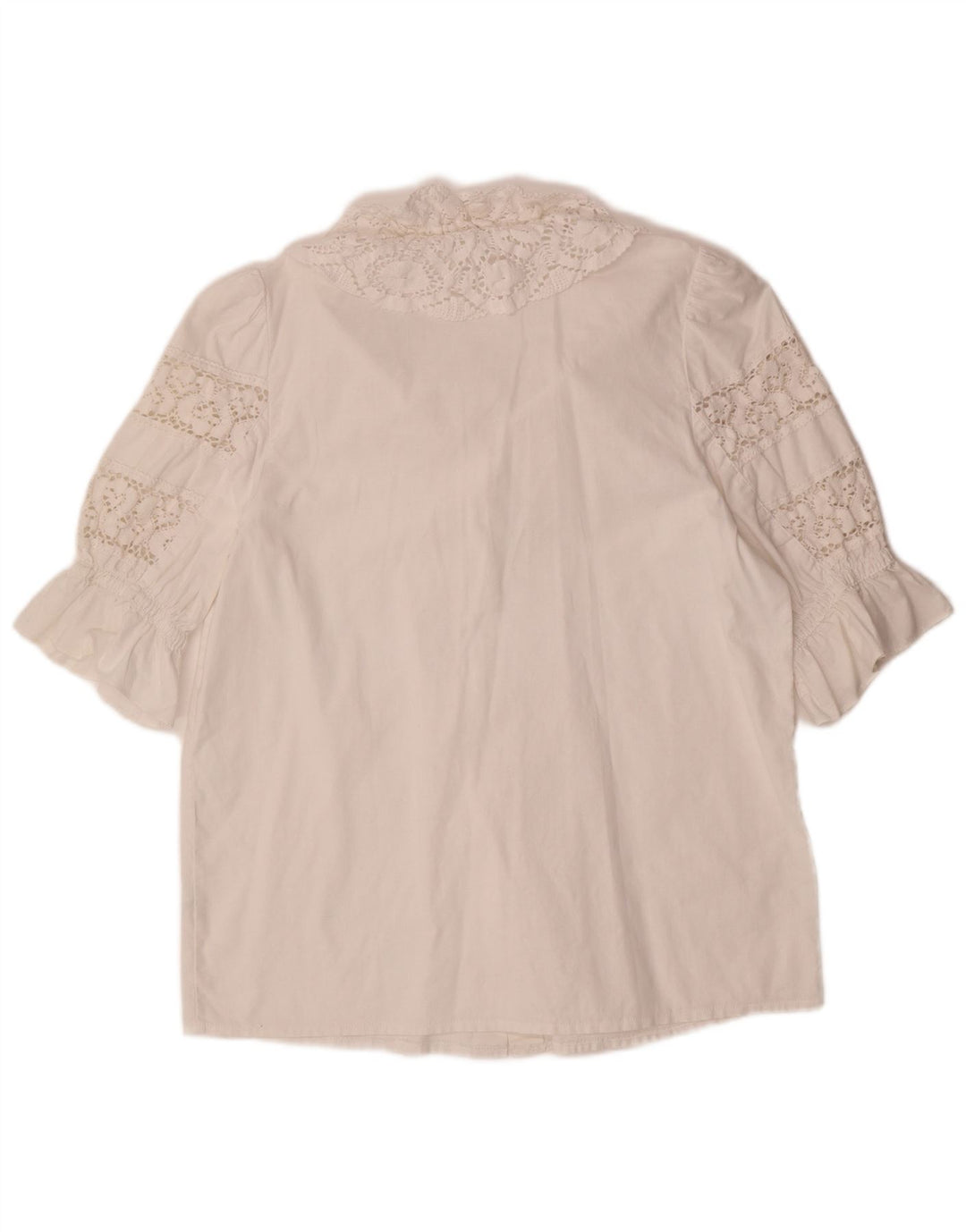 ALPHORN Γυναικείο Πουκάμισο Μπλούζα IT 40 Μεσαίο Λευκό