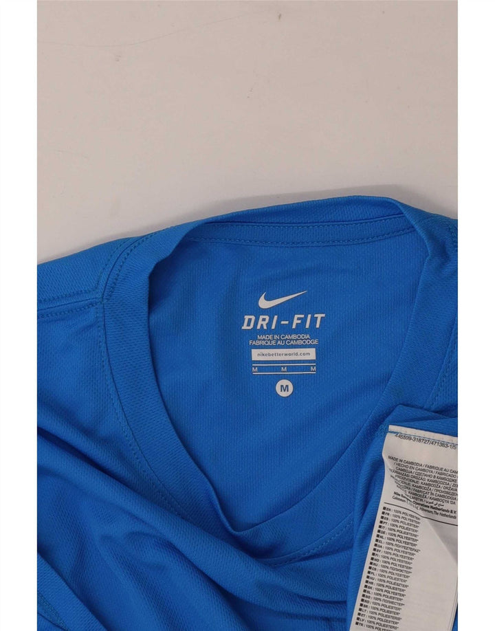 Ανδρικό T-Shirt Nike με γραφικό Dri Fit, μεσαίο μπλε πολυεστέρας