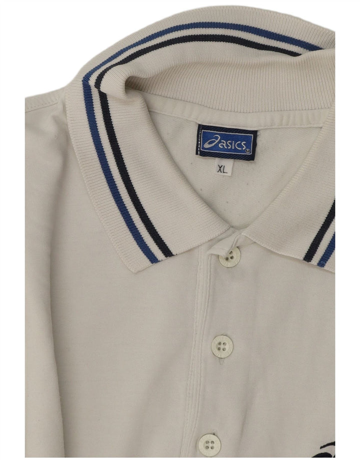 Asics Ανδρικό πουκάμισο πόλο XL Λευκό