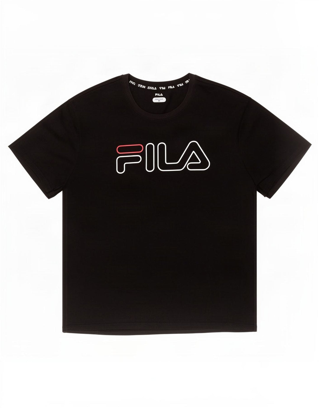 Ανδρικό γραφικό T-Shirt Fila Top 2XL Μαύρο Πολυεστέρας