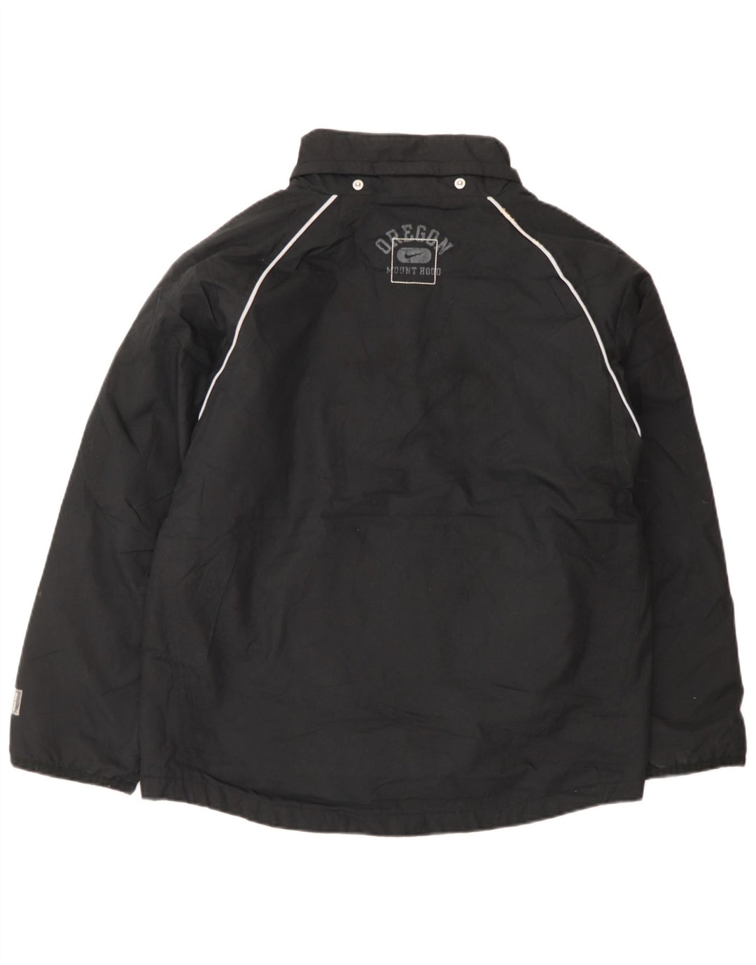 Μπουφάν Nike Boys Graphic Anorak 12-13 ετών μεγάλο μαύρο πολυεστέρα