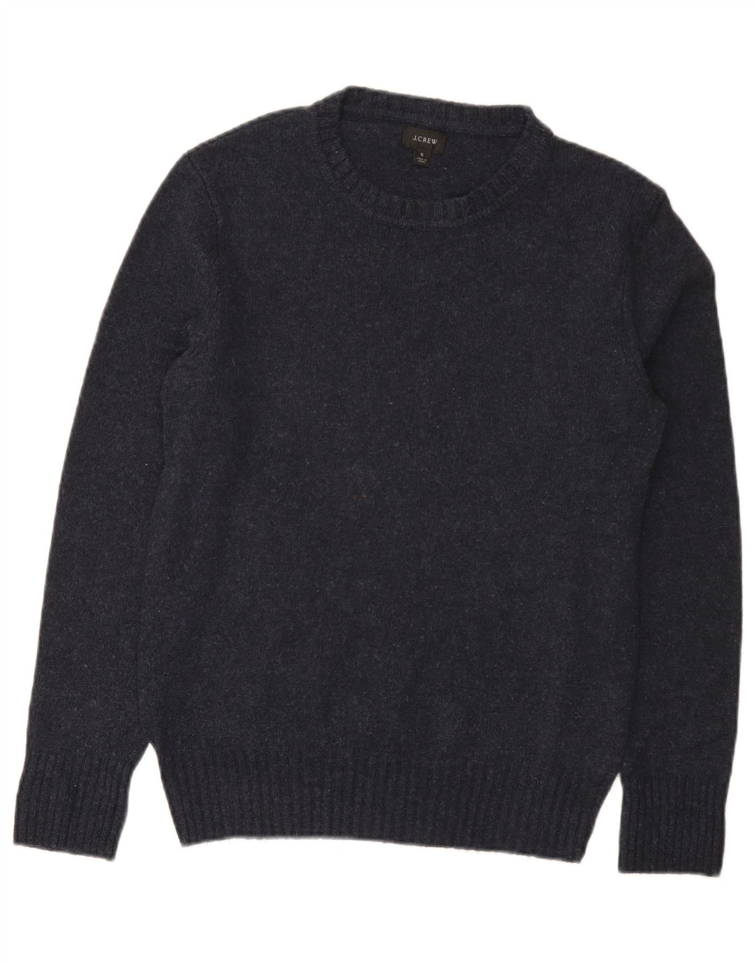 J. Crew Ανδρικό πουλόβερ με κανονική εφαρμογή με λαιμόκοψη μικρό μπλε ναυτικό