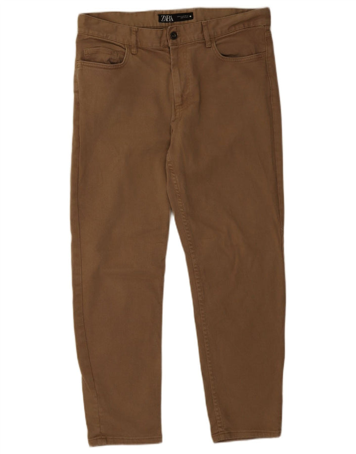 Zara Ανδρικό Slim Jeans EU 44 Large W34 L28 Beige