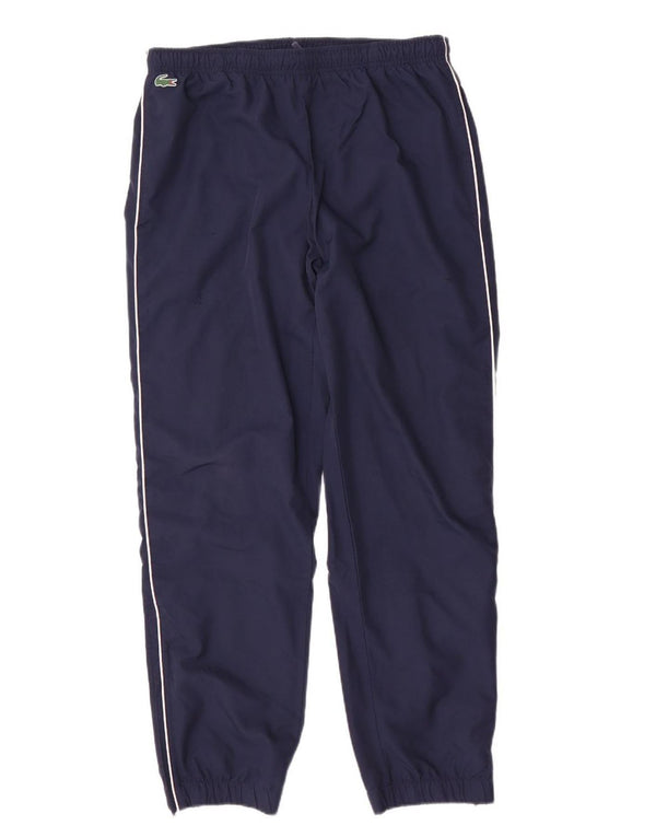 Lacoste Mens Tracksuit Trousers Joggers Size 6 XL  Navy Blue Polyester