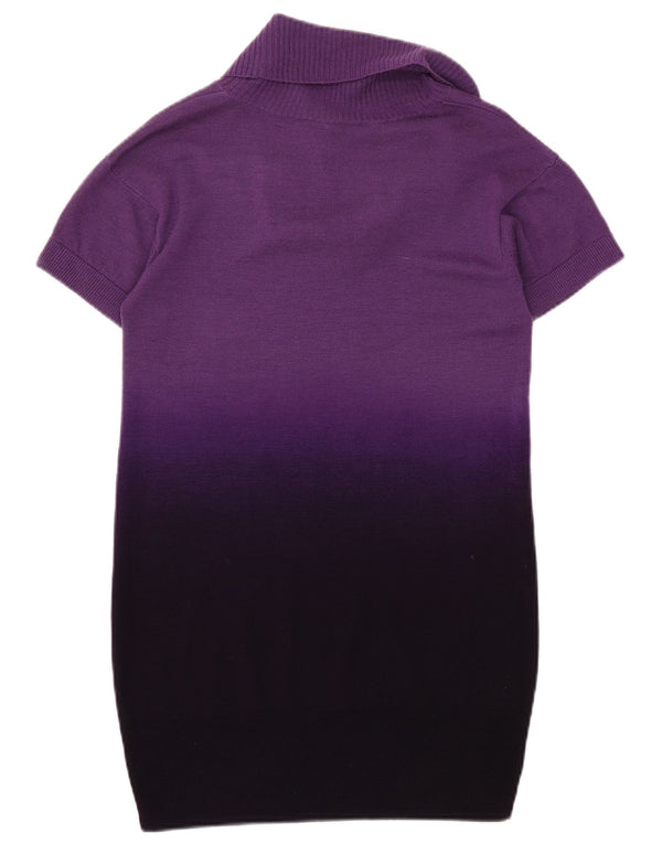 Γυναικείο πουλόβερ Laura Ashley Longline Roll Neck Jumper UK 10 Small Purple