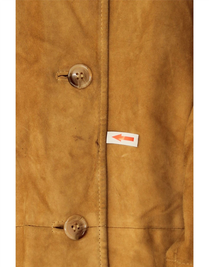 Ανδρικό Suede Jacket Ombraluce IT 46 Large Brown Δερμάτινο