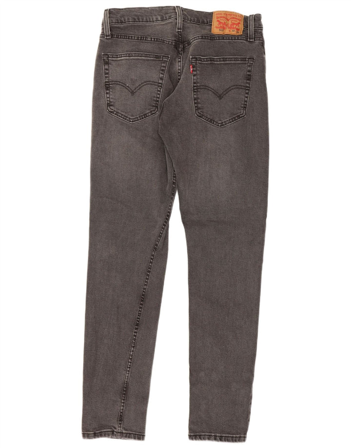 Levi's Mens 512 Slim Tapered Jeans W32 L32 Γκρι βαμβακερό