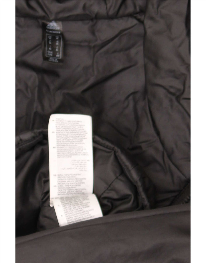 Ανδρικό μπουφάν με κουκούλα Adidas UK 42 XL Μαύρο Πολυεστέρας