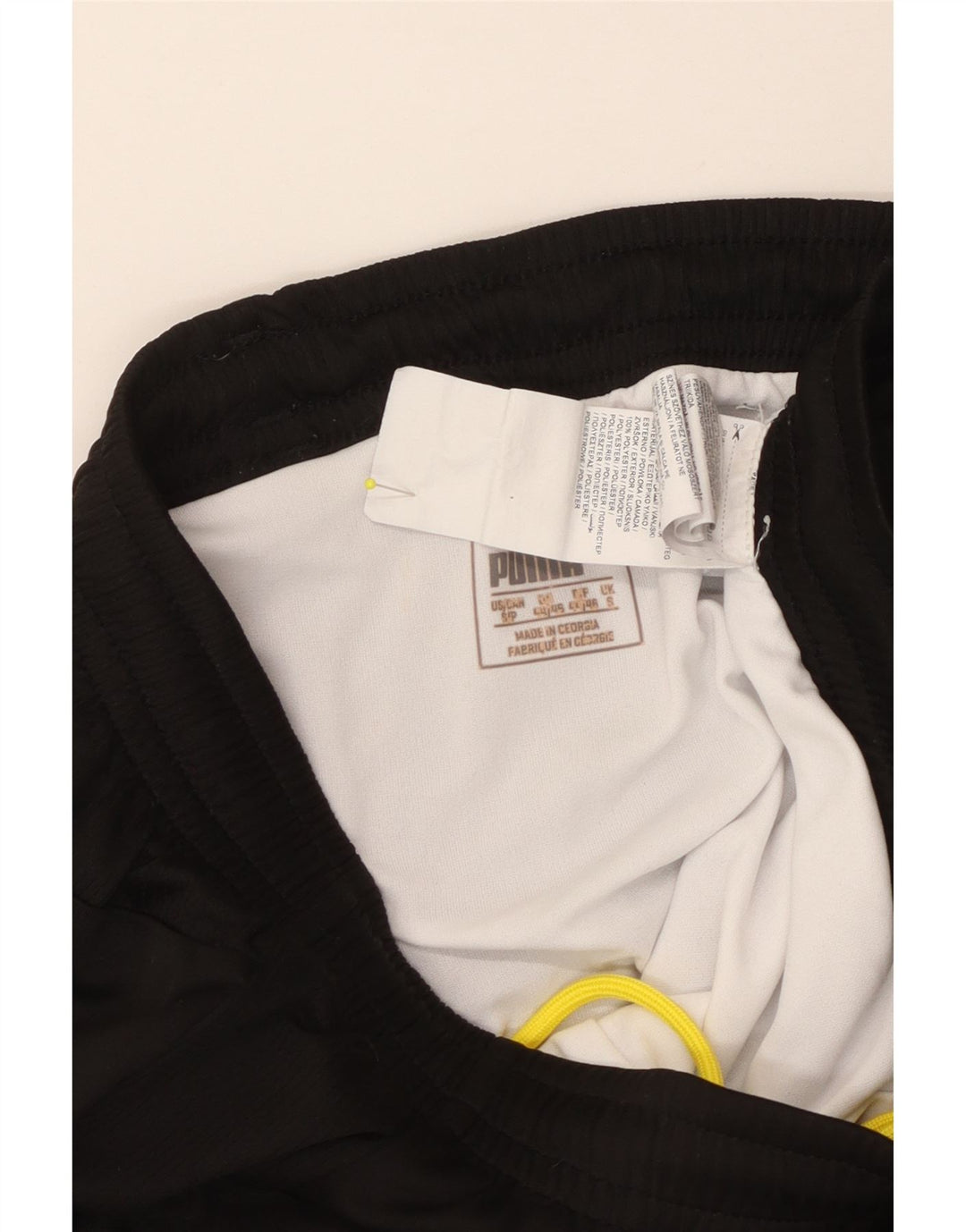 Αθλητικό σορτς Puma Ανδρικό BVB Dortmund Μικρό μαύρο πολυεστέρα