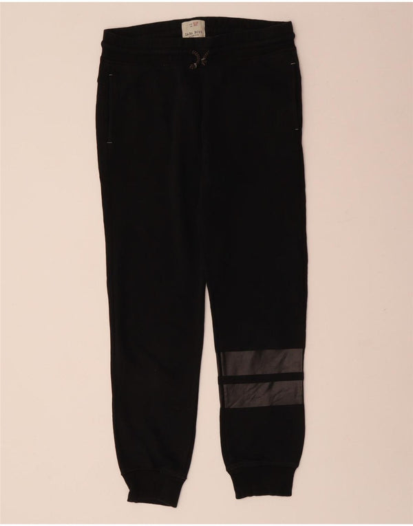 ZARA Boys αθλητική φόρμα παντελόνι Joggers 11-12 ετών Μαύρο Colourblock Βαμβακερό