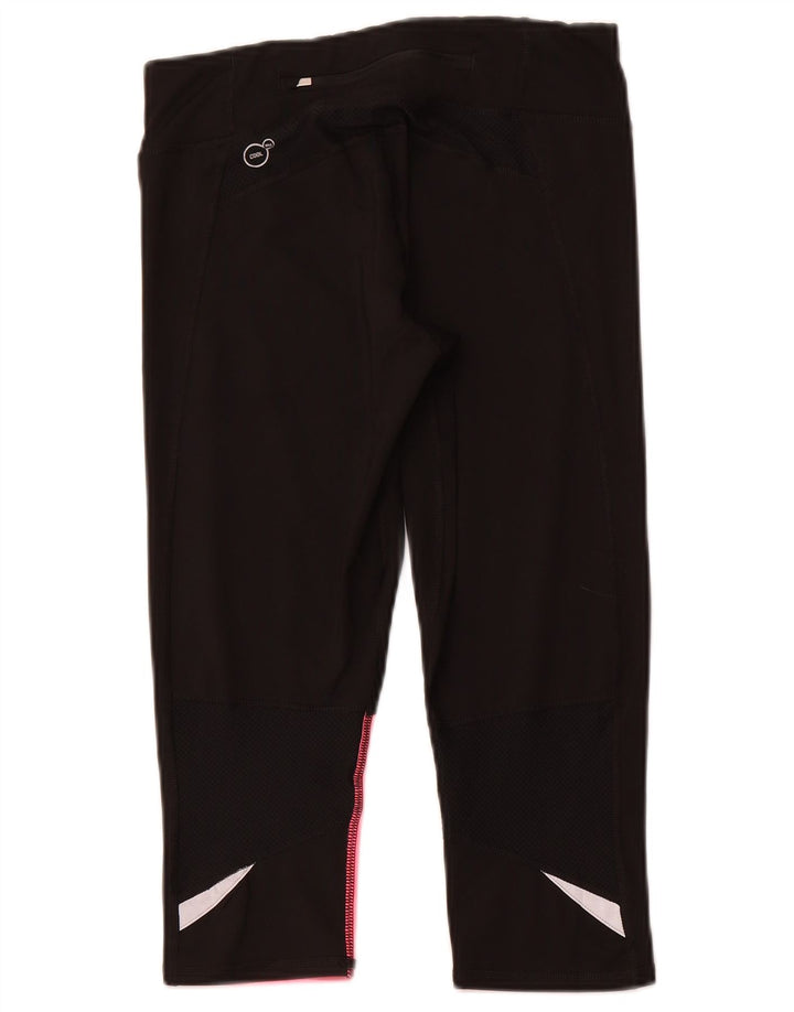 Puma Γυναικεία Κάπρι Κολάν UK 12 Medium Black Colourblock Polyester