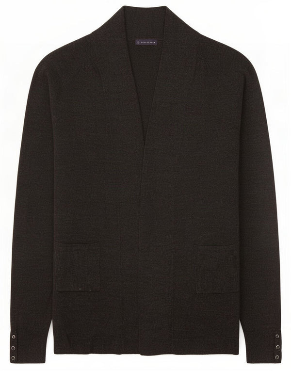 Marks & Spencer Γυναικείο Longline ανοιχτό πουλόβερ ζακέτα UK 10 Small Grey