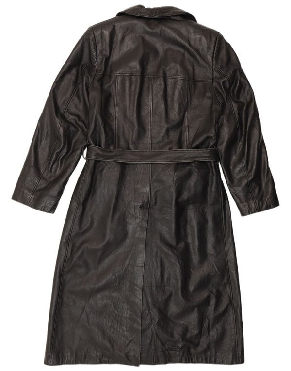 PASCUCCI Ανδρικό Δερμάτινο Παλτό IT 50 Large Black Leather