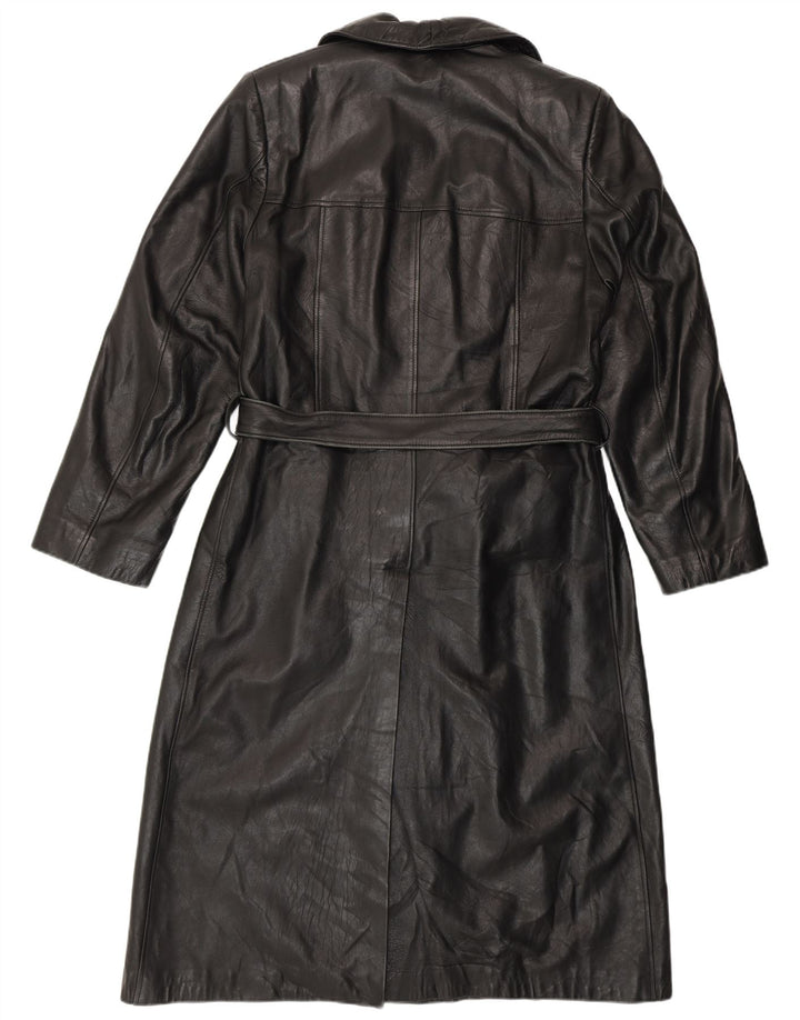 PASCUCCI Ανδρικό Δερμάτινο Παλτό IT 50 Large Black Leather