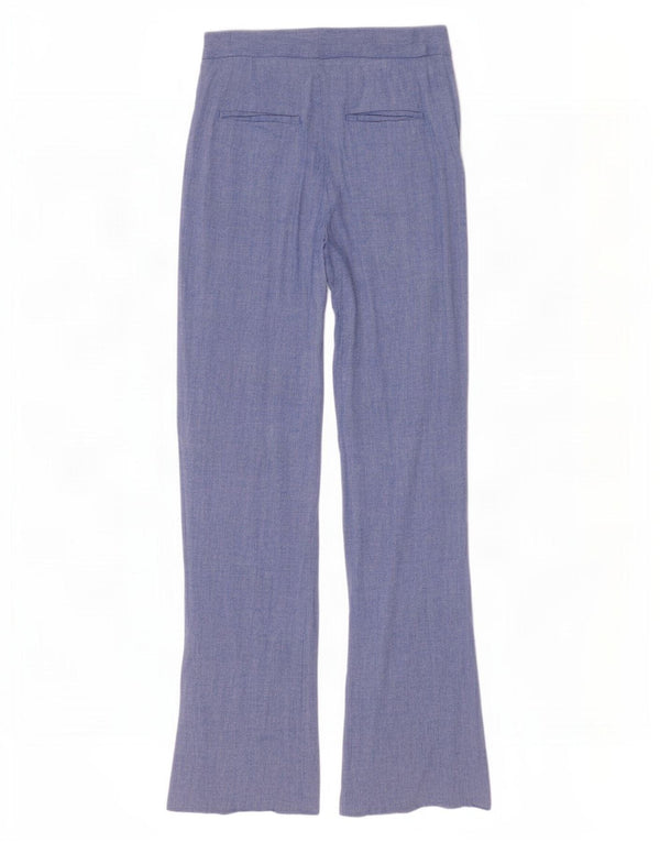 Zara Γυναικείο παντελόνι Chino Flare XS W24 L31 Μπλε