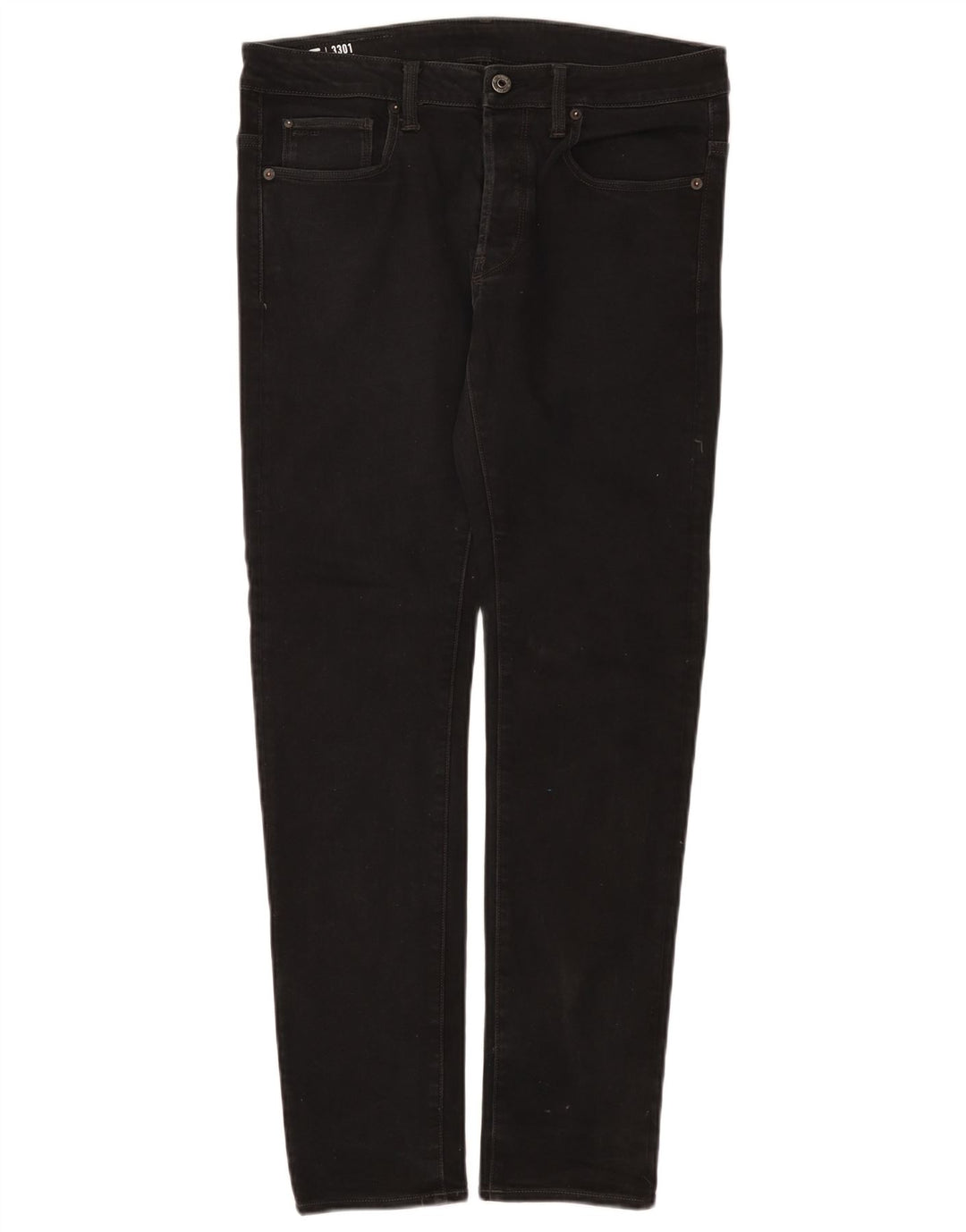 Ανδρικό Slim Jeans G-Star W32 L32 Μαύρο βαμβακερό