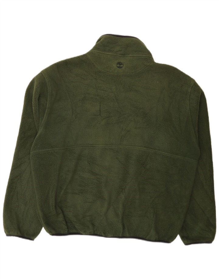 Ανδρικό μπουφάν Timberland Fleece UK 40 Large Green Polyester
