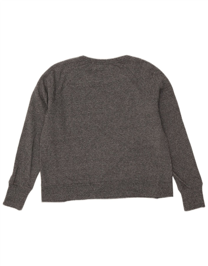Γυναικείο γραφικό φούτερ Dkny Jumper UK 16 Large Grey Cotton