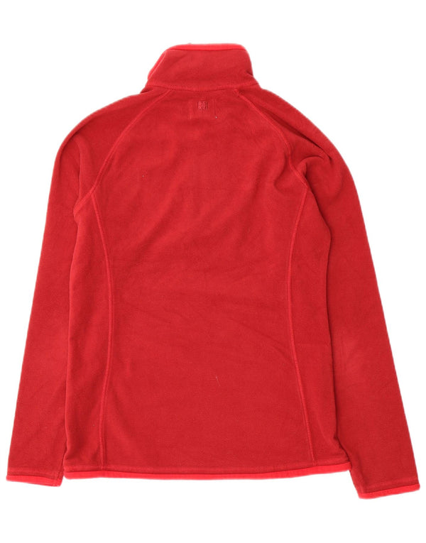 Mountain Warehouse Γυναικείο φερμουάρ Fleece Jumper UK 8 Small Red Polyester