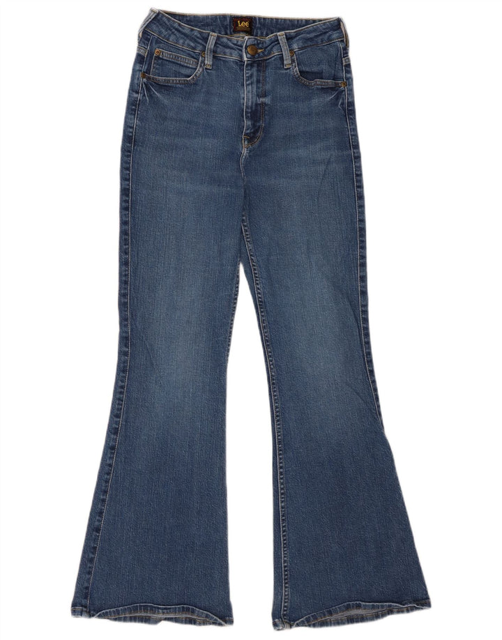 Lee Womens Breese Flared Jeans W29 L29 Blue Cotton