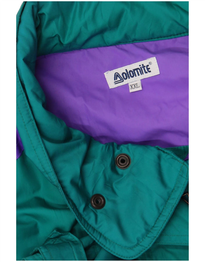 Dolomit Ανδρικό Μπουφάν Windbreaker UK 44 2XL Green Colourblock