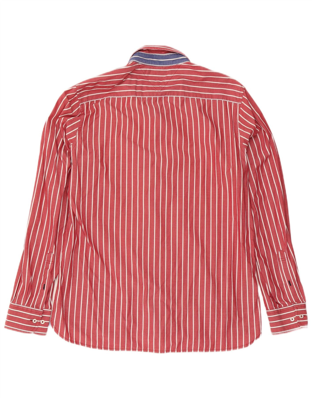 Ανδρικό πουκάμισο Tommy Hilfiger Custom Fit Βαμβακερό με μεσαίο κόκκινο ρίγες