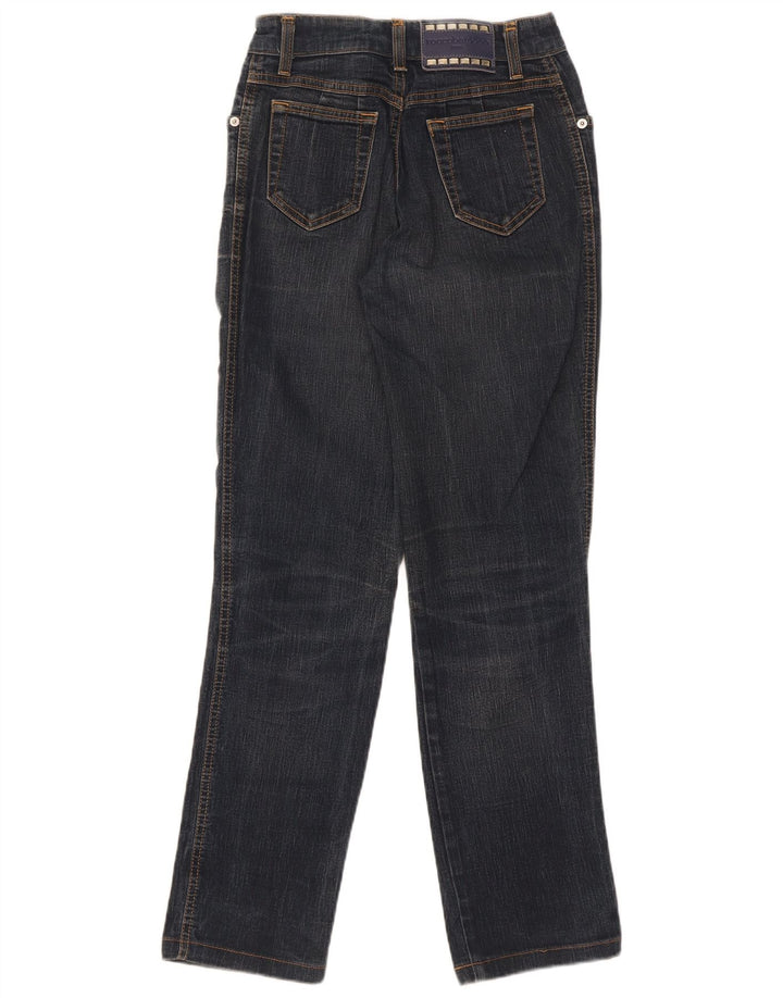 Γυναικείο τζιν ίσιο Roccobarocco W28 L29 Navy Blue Cotton