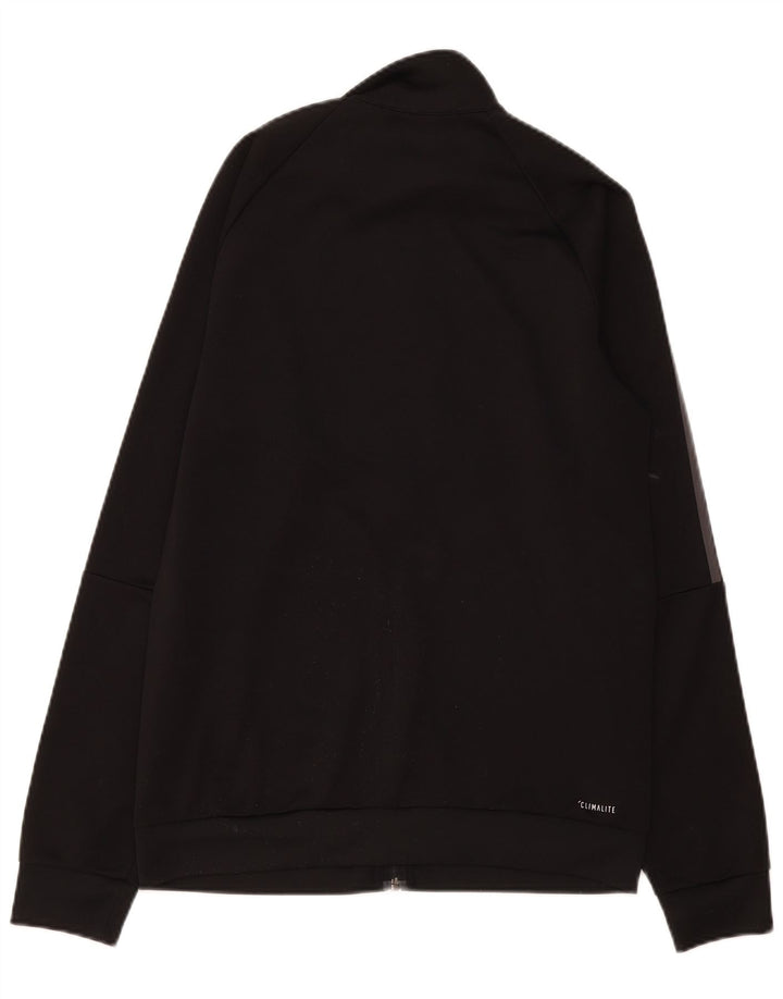 Ανδρική φόρμα Adidas Climalite Top Jacket UK 40/42 Medium Black Polyester