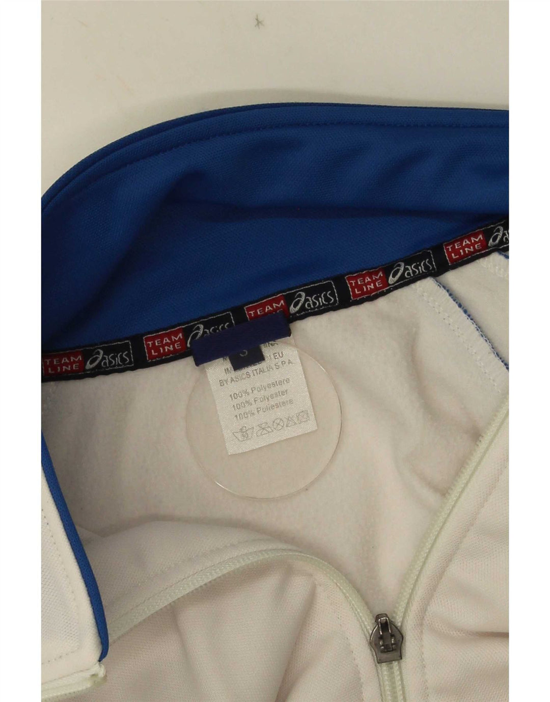 Ανδρική φόρμα Asics Top Jacket Μικρό Λευκό Πολυεστέρα