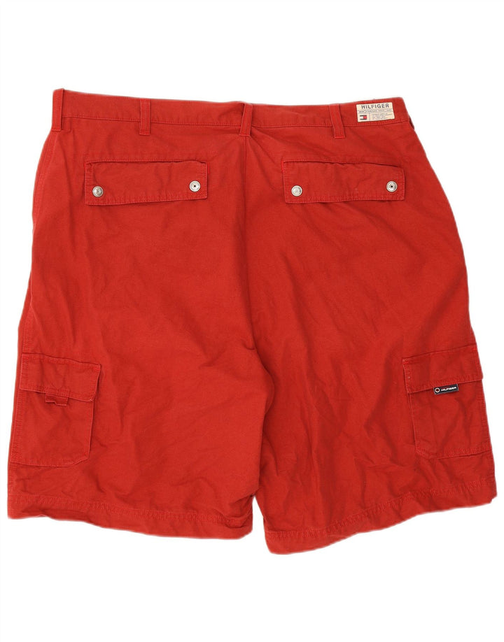 Ανδρικό σορτς Cargo Tommy Hilfiger W40 XL κόκκινο βαμβακερό