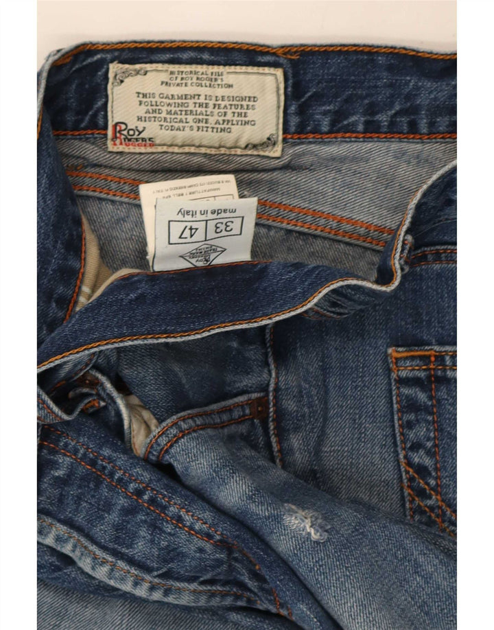 Roy Rogers Ανδρικό Slim Jeans IT 47 Medium W33 L33 Μπλε βαμβακερό