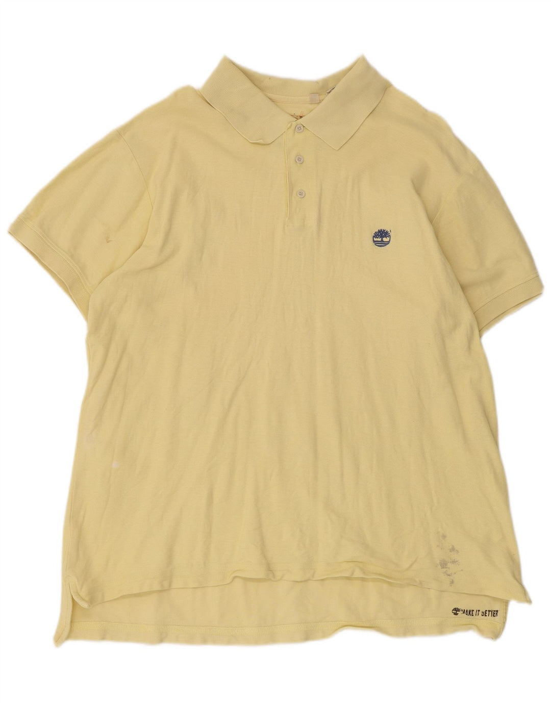 Ανδρικό μπλουζάκι Timberland Polo 2XL κίτρινο βαμβακερό