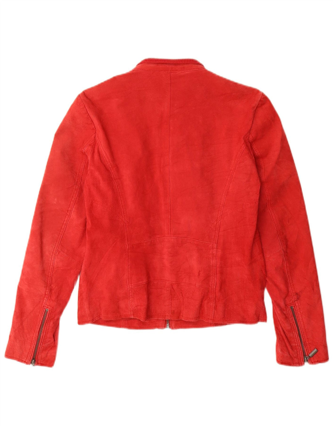 Cache Γυναικείο Suede Jacket US 2 XS Red Leather