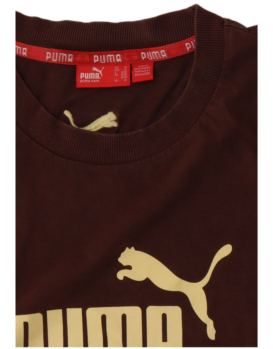 Ανδρικό γραφικό T-Shirt Puma Top Μεσαίο καφέ