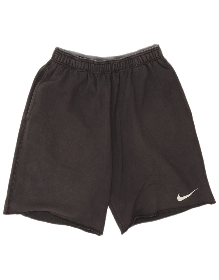 Ανδρικό αθλητικό σορτς Nike Dri Fit, μεσαίο μαύρο βαμβακερό