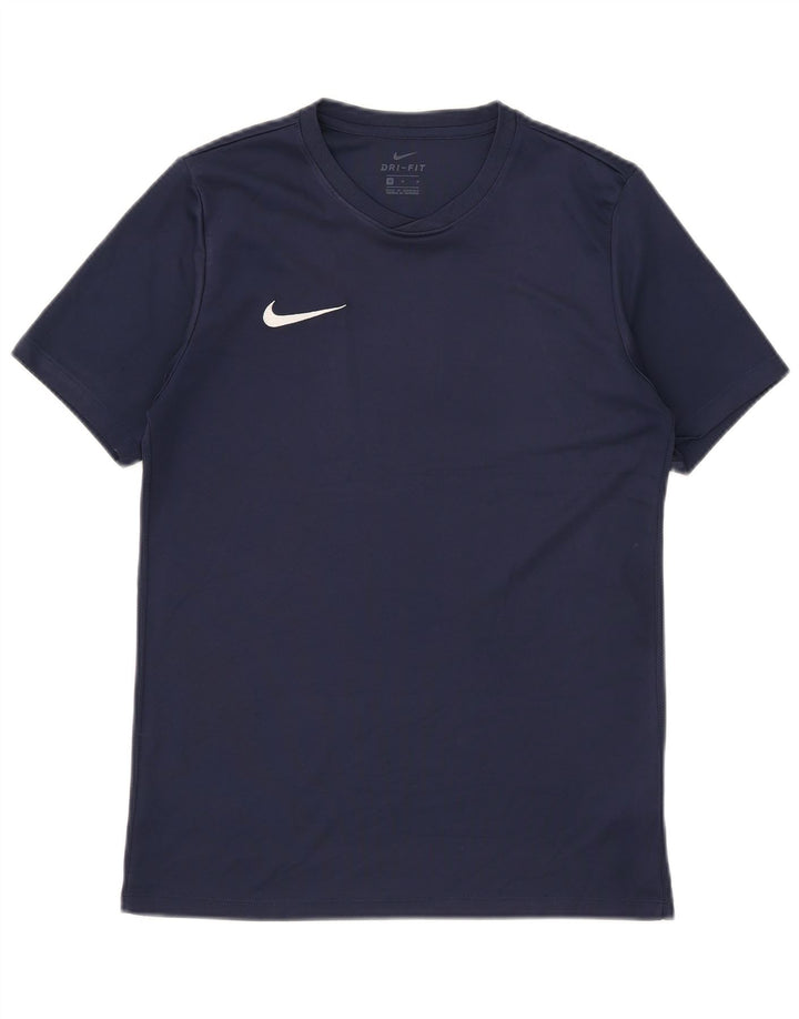 Ανδρικό μπλουζάκι NIKE Dri Fit Τοπ μεσαίου μπλε πολυεστέρα